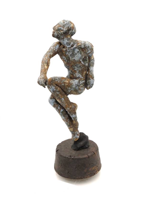 - a , Ceramic Sculpture by Craig Carsley, measuring 31 x 12 cm (H x W) £320